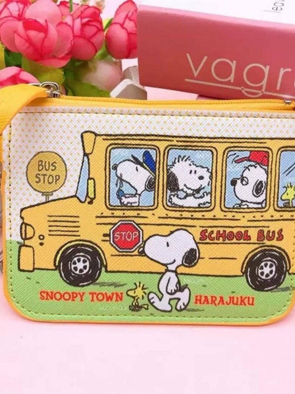 Snoopy ID Cardholder Coin Purse Wallet